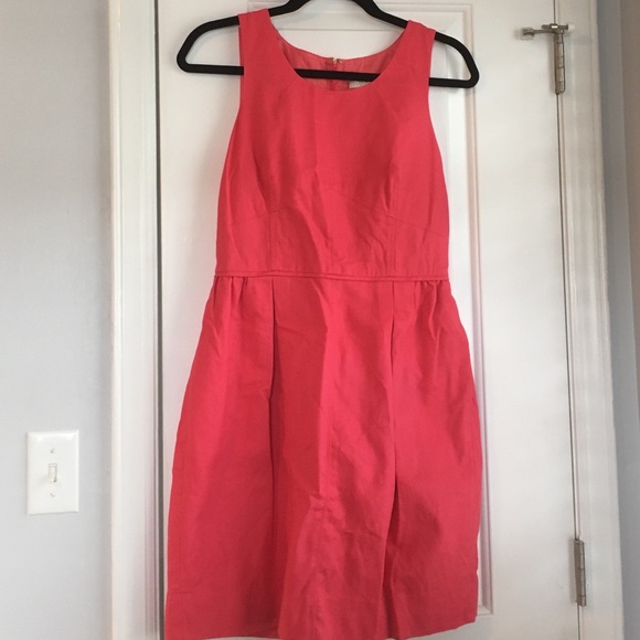 Pink A-line J.Crew Dress