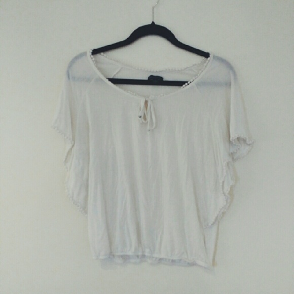 Short Sleeved Peasant Blouse