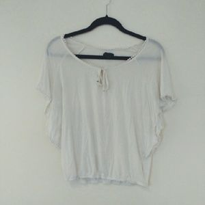 Short Sleeved Peasant Blouse