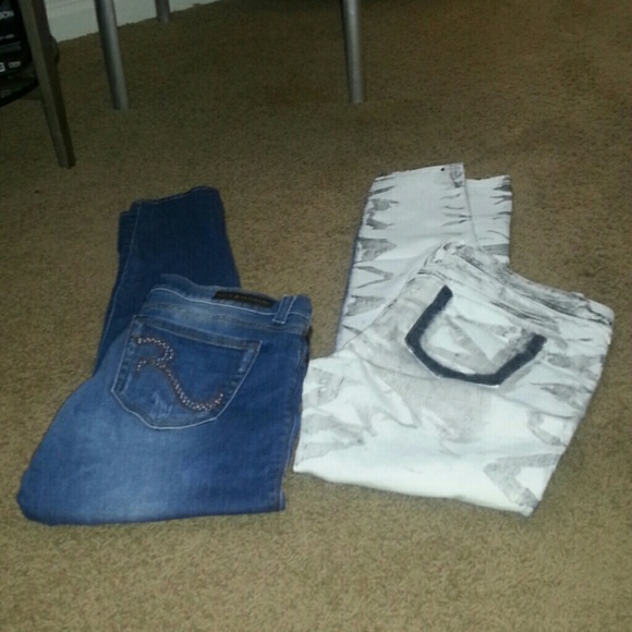 bebe Rock &&&&Republic Skinny Jeans