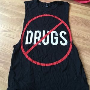 Forever 21 graphic muscle tank