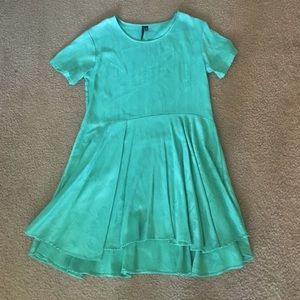Topshop floral silk skater dress