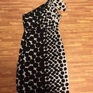 Black and white dress