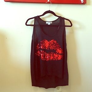 Black Lip Tank