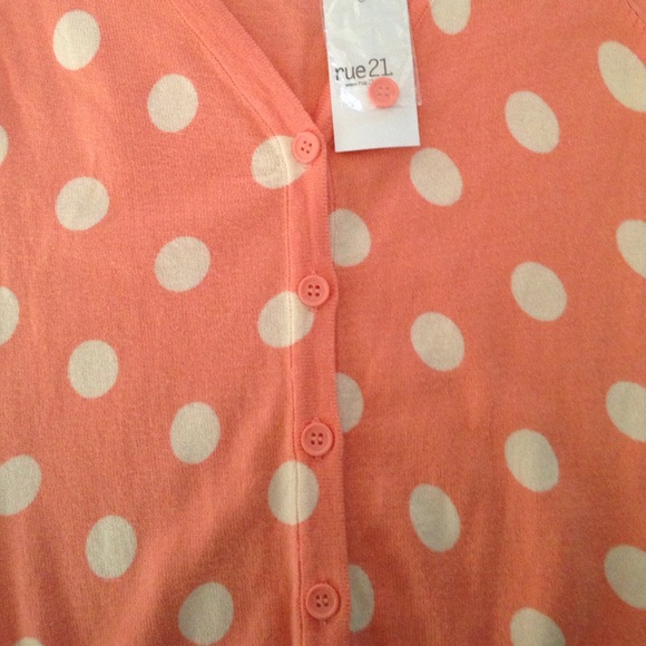 NWT Rue 21 Polka Dot Sweater - Small - Picture 3 of 4