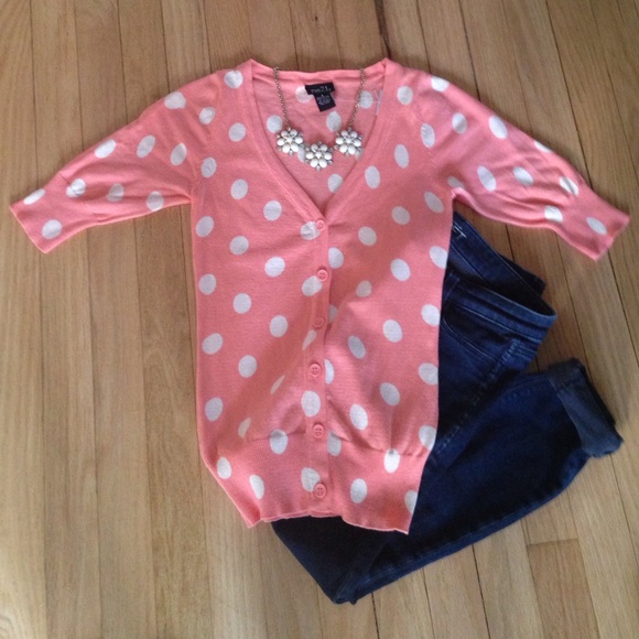 NWT Rue 21 Polka Dot Sweater - Small - Picture 4 of 4