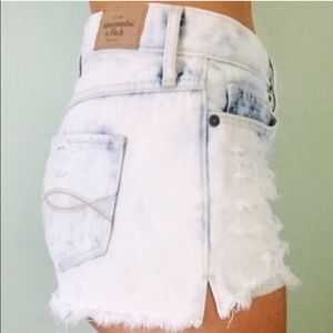 Abercrombie high waisted shorts
