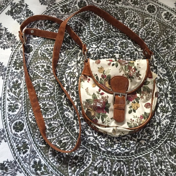 Floral satchel