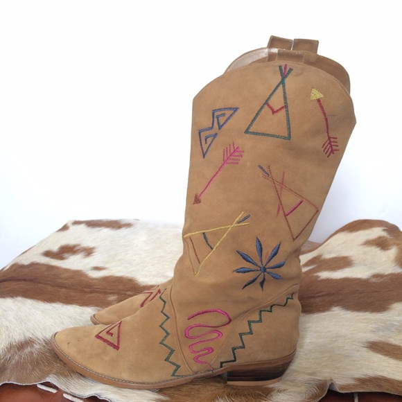 🌵 Sold! Vintage Suede Boots Leather Desert