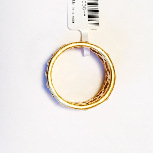 💥SOLD!💥 Julie Vos Gold Lattice Ring - Picture 2 of 3