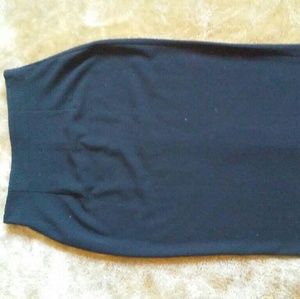 Black pencil skirt