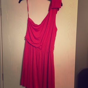 One shoulder sun dress