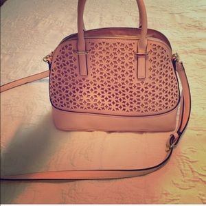 Light pink hand bag