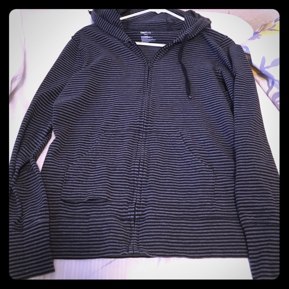 Gap Body zip up hoodie black and dark gray - Picture 1 of 3