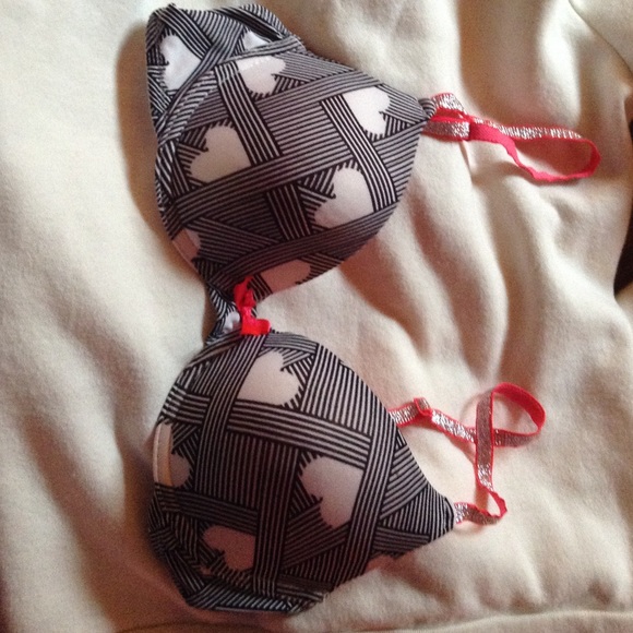 Black stripped bra