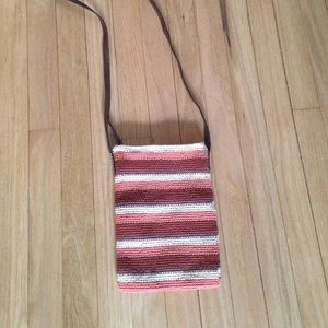 American Eagle Crochet Cross Body Bag