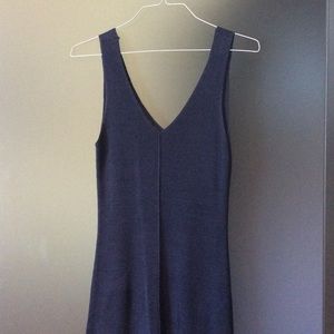 V-neck, knit maxi dress. Ralph Lauren