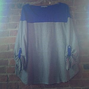 Beautiful NY Collection Woman 3/4 Sleeve Shirt 🌸