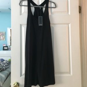 Black cotton on dress