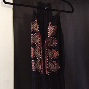 Madewell Aztec maxi dress with slits in both sides