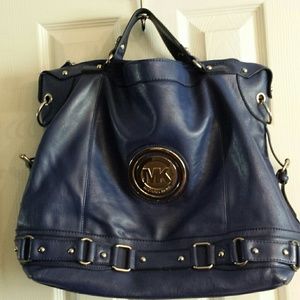 Royal Blue Fashionable Handbag