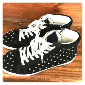 Steve Madden back studded sneakers