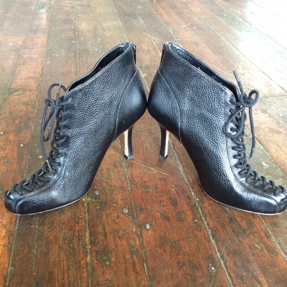 Sexy lace up booties
