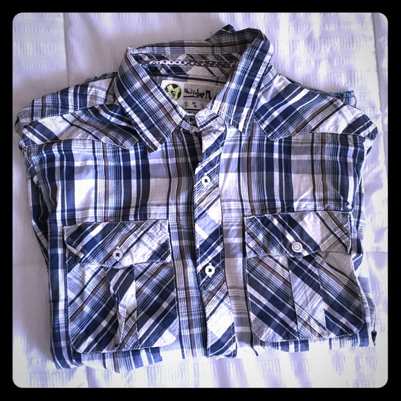 Plaid button up!