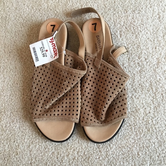 Tan sandals