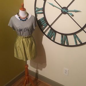 Chartreuse Paper Bag Style Mini