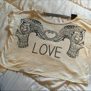 Elephant Crop Top