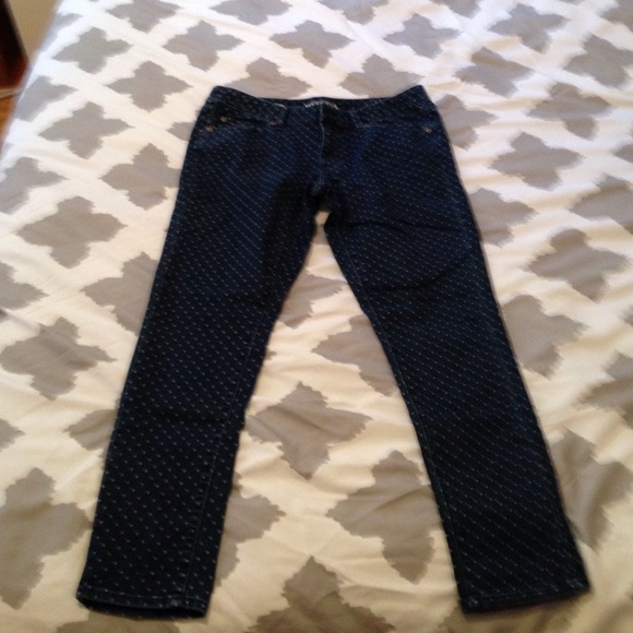 Merona polka dot jeans size 10