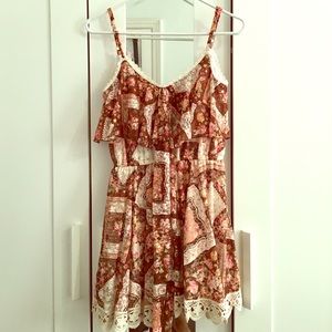 Liz Lisa floral lace bow tie dress