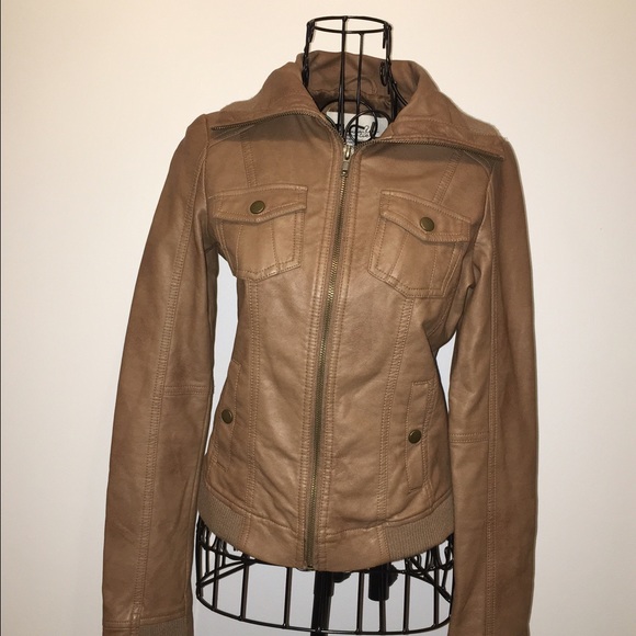 Brown leather bomber | SALE!!