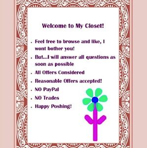 Welcome to My Closet!