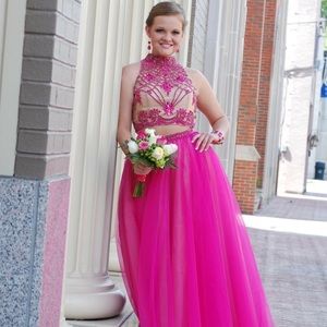 Two Piece Sherri-Hill Prom Dress