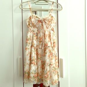 Liz Lisa floral bow tie dress