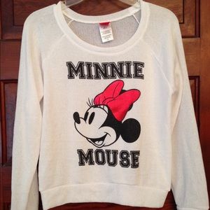 Disney lovers!  Sheer weight Minnie Mouse top!