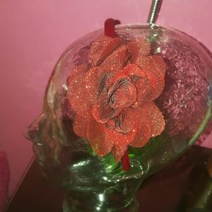 Red Flower Headband