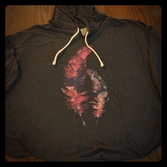 American eagle outfitters cropped  sweatshirt