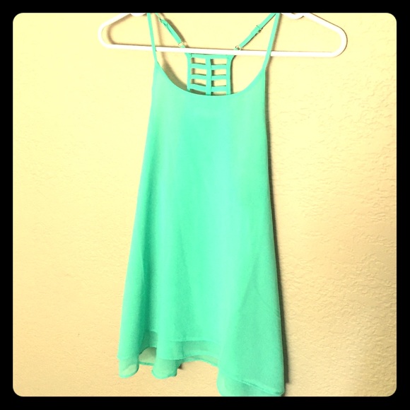 Seafoam green blouse