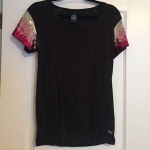 Victorias Secret Pink Sequin Top