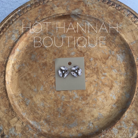 🆕J. CREW Crystal Stud Earrings - Picture 3 of 4