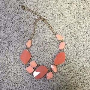 Pink chunky necklace