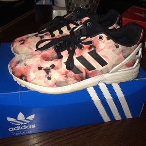 Adidas ZX Flux Floral Pink  size 6.5