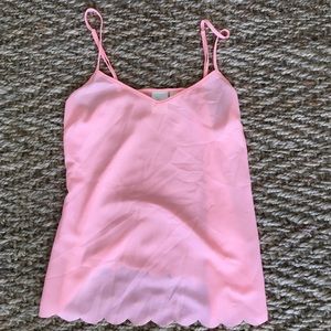 Scalloped cami