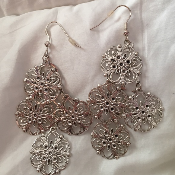 Jewelry - Silver Chandelier Earrings