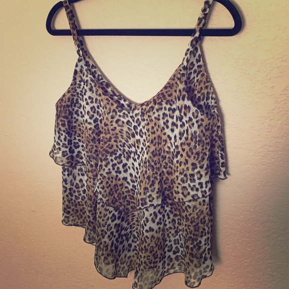 Leopard print tank