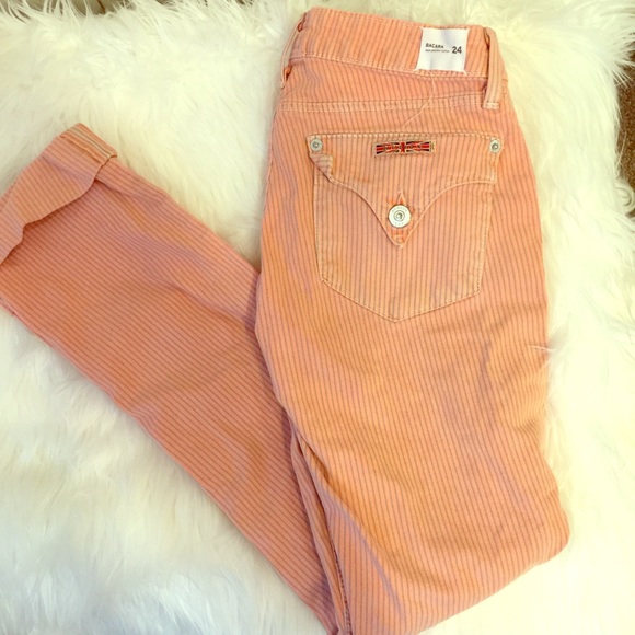 Hudson Bacara Cuffed jeans light coral