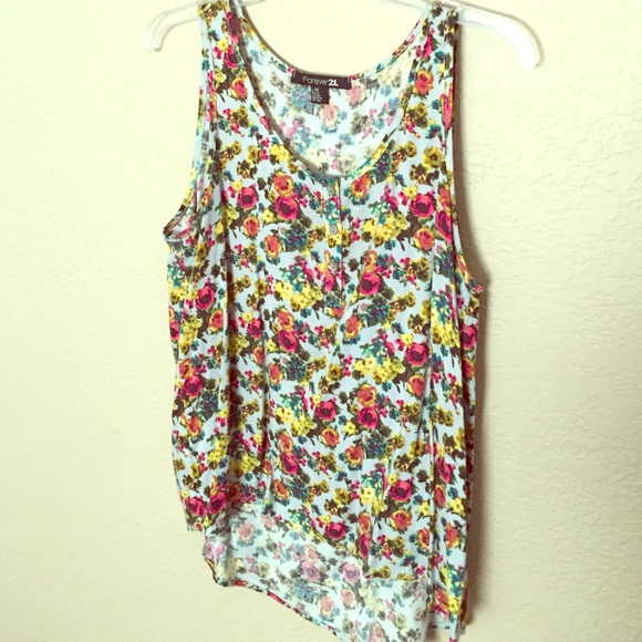 Floral summer tank
